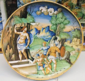 Faenza Bowl (Istoriato) Dated 1535 & Painted by Baldassarre Manara