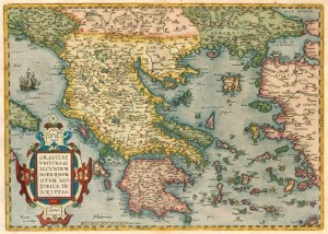 Greece Map 1612 - A. Ortelius