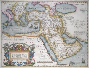 A. Ortelius Map 1579 - Turkish Empire